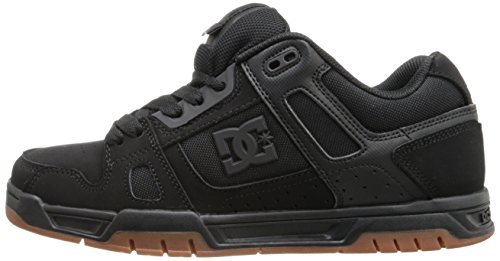 Foto von DC Shoes Herren Hirsch Sneaker, Schwarz (Black/Gum), 45 EU