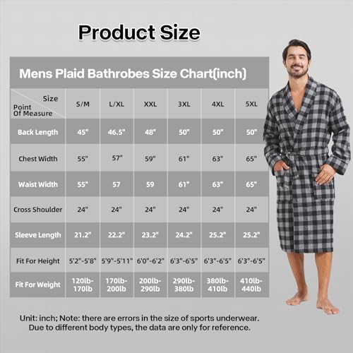Kimono bathrobe para hombre transpirable de algodón suave con cuello de chal 6
