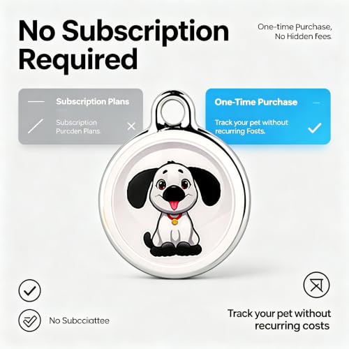 GPS Tracker for Dogs, Real-Time GPS Tracking Device for Cats, Pet Wearable Holder & Keychain Design, No Monthly Fee/No SIM Card, for Android and iOS, Long STBY,IP68 WP,Lightweight by IOYDC - Used condition - Image 7