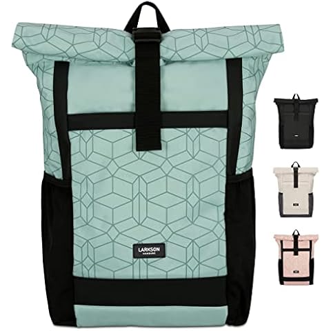 LARKSON Rolltop Rucksack Damen Groß Mint Cover