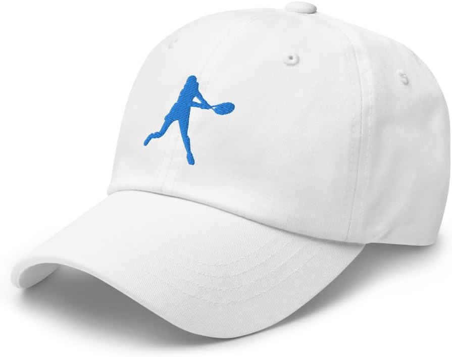 Coco Gauff Tennis Blue Silhouette Classic Adjustable Hat