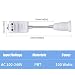Bonlux Portalámparas LED E27 con interruptor, convertidor giratorio 360°, brazo de 20...