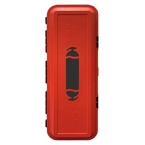 Armoire Extincteur Polypropylène 9L/Kg Eau, Poudre ou 5Kg CO² – Coffret extincteur - Résistante Chocs, UV, Poussière, Étanche – Fenêtre de Contrôle