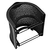 ANCLLO Microphone Pop Filter Metal Mesh And Foam Layer Mic Cover Handheld Microphone Windscreen Wind Screen Mount For Vocal Recording Black #2