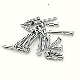 RD GARDEN Silver Stainless Steel Ratchet Automatic Belt Buckle Repair Kit - 30pcs (L, M, S) - Modern, Adjustable, Polished