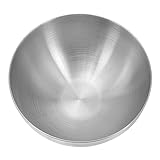 Bol de service à fruits : fabriqué en acier inoxydable, sûr et sain, et peut être utilisé en toute confiance, bol de service à salade de fruits