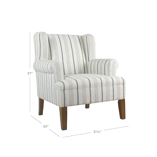 Homepop Emerson Wingback Accent Chair, Multi Color #TOP2