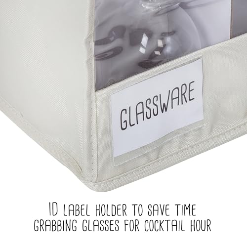 Recipiente de almacenamiento para copas de vino ideal para mudar y organizar tu vajilla 5