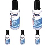 DONAU 7808001PL-F01 Stempelfarbe, 30 ml, schwarz (Packung mit 5)