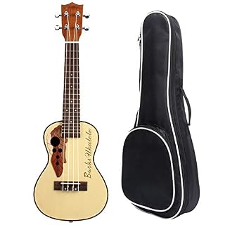 Ukulele Épinette en Bois 23 Pouces Soprano Ukulele Nylon Cordes Uke Hawaii Guitare avec Gig Bag for Kids étudiants… - Les Beatles, Paul McCartney, John Lennon, RIngo Starr, George Harrison