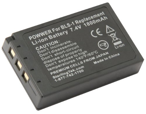 Stk's Olympus Bls-1 Battery - 1800Mah For Olympus Ps-Bls1, Bls-1 Batteries And Olympus Pen E-Pl1, E-Pm1, Ep3, Epl3, Evolt E-420, E-620, E-450, E-400, E-410 Digital Slr Cameras. #TOP3
