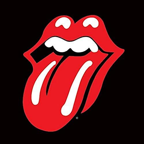 Rolling Stones (Lips Album Cover Canvas Print, Multi-Colour, 40 x 40 cm