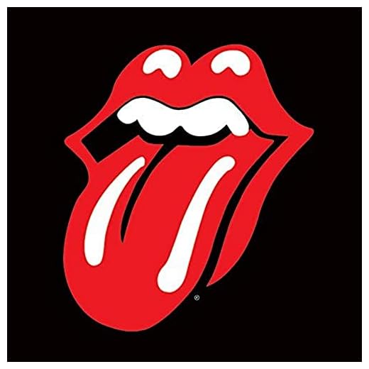 Rolling Stones Labios - Lienzo decorativo (40 x 40 cm), multicolor