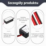 Automatyczny kondensator 12 V, filtr zakłóceń do prostownika kamery cofania, stabilizator, 12 V DC, adapter filtra do kamery cofania, samochodu, radia, wyświetlacza, 2 szt