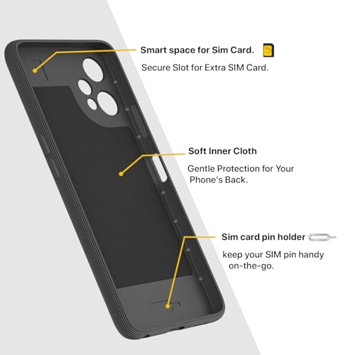 Image of Pikkme Back Cover for OnePlus Nord CE 2 Lite 5G Soft Grip 3D Hexa Cube Texture Silicone Bumper Case (Grey)