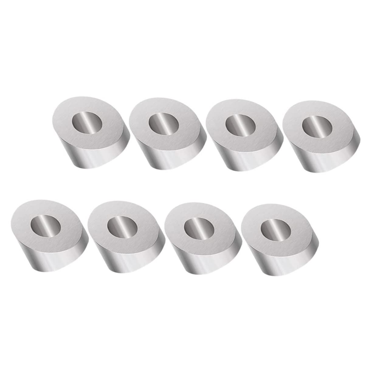 Artibetter 8pcs Stainless Steel Deck Railing Wire Washers Beveled Angle Spacers for Cable Railing System Durable Washers for Sturdy Installation of Cable Rails and Decks