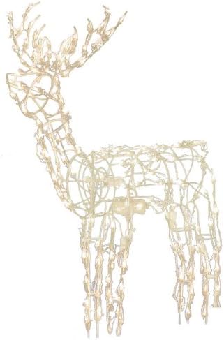48 in. Animated Wire Frame Buck