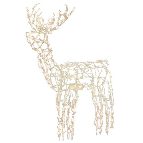 48 in. Animated Wire Frame Buck