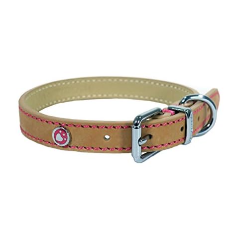 Rosewood Luxury Leather Dog Collar Cover