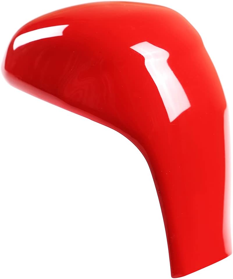 Car ABS Control Gear Shifter Knob Head Cover Protective molding Trim for Hilux Tacoma 2016-2023 Pudora 2017-2020 Land Cruiser 2015-2020 Highlander 2014-2017 Fortuer 2016-2022 Interior Accessories(Red)