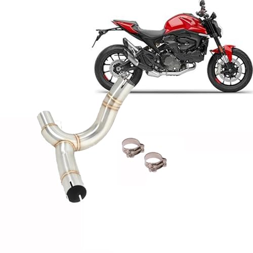 Tube échappement inox Ducati Monster 950 anti-corrosion 2021-2023