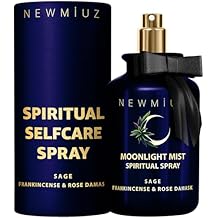 Clearing Sage Smudge Spray Mist Spiritual Aromatherapy for Stress Relief Success Prosperity Frankincense Rose Natural Essential Oils Destress Gift