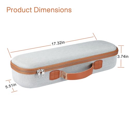RAIACE Hard Storage Case Compatible with Dyson Airstrait Straightener, Travel Carrying Bag. (case only). - Gray by RAIACE - Image 7