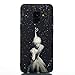 Produktbild Schön Weiche klar Glitter TPU für Samsung A8 2018,Ultra Dünn Slim Soft-Flex Gummi Transparent Hülle Kreativ Niedliche Silikon Schutzhülle Cover Crystal Clear Kirstall Gel