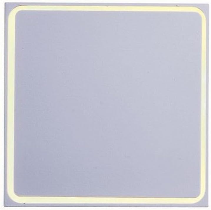 ET2 E41329-SA Alumilux Outline ADA Compliant Square Outdoor LED Wall Sconce, 1-Light 8 Watt, 5"H x 5"W, Satin Aluminum