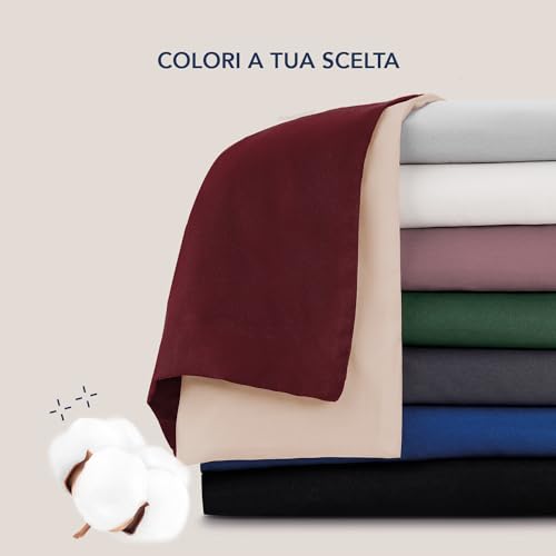 Dreamzie Lenzuola Matrimoniali 180x200 cm - Completo Lenzuola 4 Pezzi in Microfibre - Lenzuolo con Angoli - Lenzuola Sopra - 2 Federa 50x80 - Lenzuola Matrimoniali 180x200cm Blu Scuro - 5