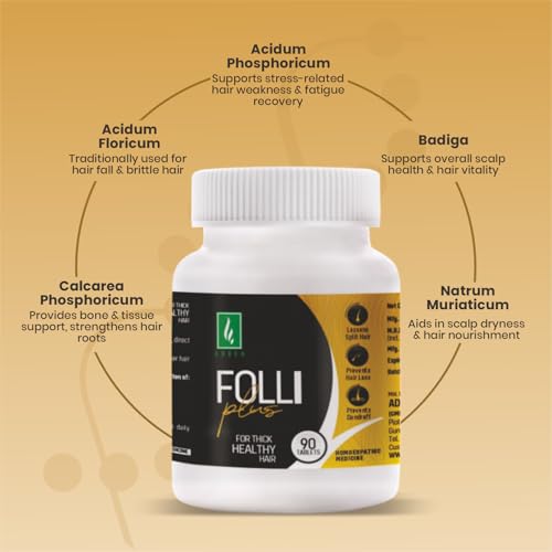 Image of ADVEN FOLLI PLUS 210 TABLET | THICK HEALTHY HAIR