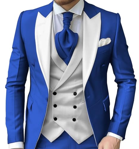 TUXBURNTXZ Royal Blue Wedding Tuxedo