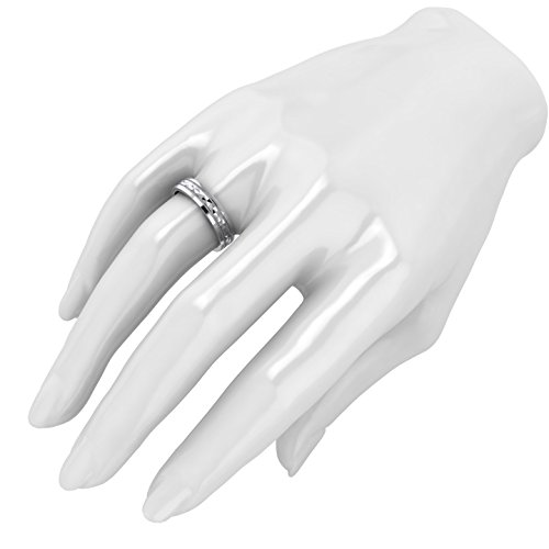 Alliance pyramide argent 5mm le cadeau idéal bague confort mixte