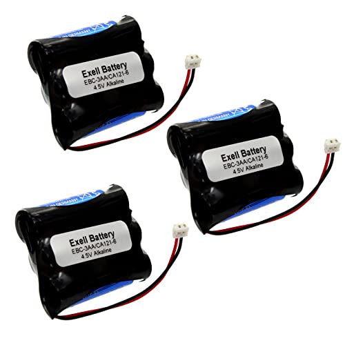 3X Exell 4.5V Door Lock Battery Fits Vingcard Type 3 Lcu Classic Mag #TOP15