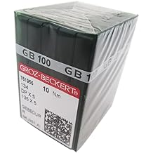 GROZ-BECKERT Needle in CKPSMS Clear Plastic Box- 100 Groz-Beckert 134 135X5 DPX5 SY1955 Gebedur Titanium Sewing Machine Needles Needle SizeDPX5 16/100