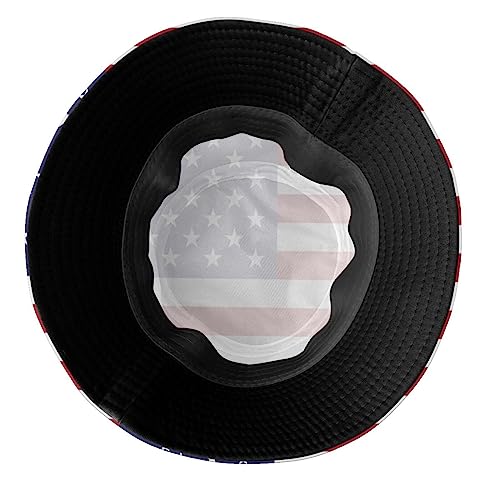 Image of Flag Bucket Hat Fashion Fisherman Hat Cute Flag Bucket Hats Sun Hat for Women Men