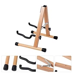 GANFANREN Support de guitare pliable Support de guitare Stand Standard de guitare antidérapante universelle en bois - Les Beatles, Paul McCartney, John Lennon, RIngo Starr, George Harrison GANFANREN Support de guitare pliable Support de guitare Stand Standard de guitare antidérapante universelle en bois – Image 4