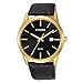 Citizen Men's Quartz Stainless Steel and Leather Casual Watch, Color:Brown (Model: BI5002-06E)