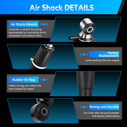 image for Nifeida 2PCS Rear Air Suspension Shocks Absorber Struts fit for 02-14 