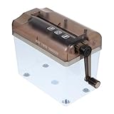 WOFASHPURET Kleiner Handaktenvernichter Manuell für A4 Papier Kompakter Papierschneider aus...