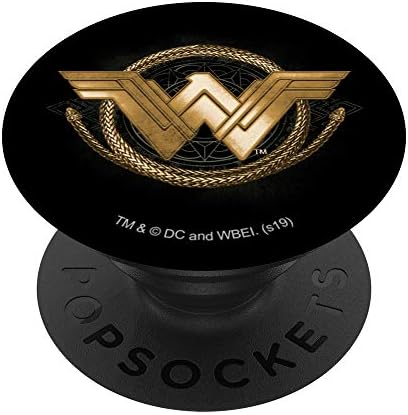 Wonder Woman Movie Golden Lasso Logo PopSockets Swappable PopGrip