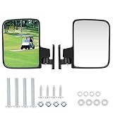 Par de espejos laterales plegables, espejos convexos de repuesto 138x180cm para accesorios de tractor de carro UTV para coche club espejoses retrovisores convexos