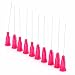 Produktbild 10 Stück/Lot Rot 25 Ga Edelstahl stumpf Dosiernadeln Spritze Nadelspitzen für DIY Kleben Strass Füllung Tinte Öl