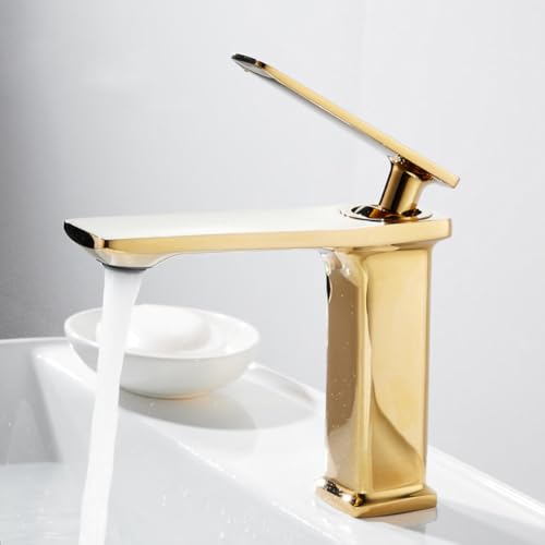 Robinet de salle de bain eau chaude et froide pour vasque moderne