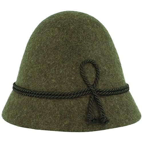 Breiter bayerischer Trachtenhut Herren Stopselhut Herrenhut Oliv 54