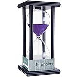 hourglass sand timers (Purple sand,black frame,60min)