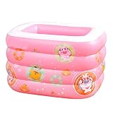 LYYAN Piscina Grande De Jardín, Bañera Inflable Plegable PVC Durable Y Seguro Piscinas Desmontables Rectangulares Usado para El Patio Trasero Fiesta...