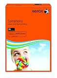 Xerox 003R94276 kolorowy papier do drukarek Symphony intensywny DIN A4, 160 g/m², 250 arkuszy w opakowaniu, pomarańczowy