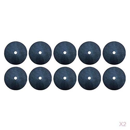 Tree Rings for Weed Control, Black, Non-Woven Fabric, 13.5cm, Round Mat for Tree and Shrub Protection, 20 Pieces-image-25