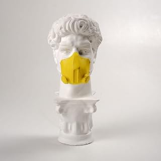 David19 Sculpture Figurines Figurine Home Decor Modern Style Decor Home Decorations Rustic Home Decor Housewarming Gift Sculptures Yellow